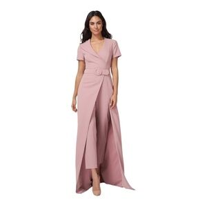 KAY Unger Garcelle Asymmetric Neck Maxi Romper